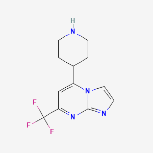 5-Piperidin-4-yl-7-trifluoromethyl-imidazo[1,2-a]-pyrimidine