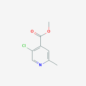 molecular formula C8H8ClNO2 B13934489 Methyl 5-chloro-2-methylisonicotinate 