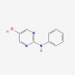 molecular formula C10H9N3O B13934525 2-(Phenylamino)-5-pyrimidinol CAS No. 956128-06-6