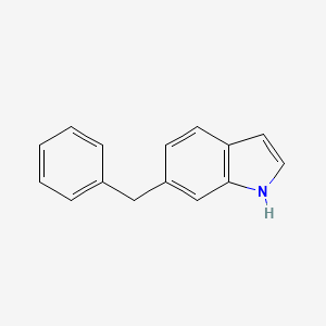 molecular formula C15H13N B13934535 6-benzyl-1H-indole 