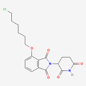 4-(6-Chlorohexoxy)-2-(2,6-dioxo-3-piperidyl)isoindoline-1,3-dione