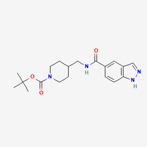 Tert-butyl 4-{[(1h-indazol-5-ylcarbonyl)amino]methyl}piperidine-1-carboxylate