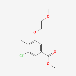 Methyl 3-chloro-5-(2-methoxyethoxy)-4-methylbenzoate