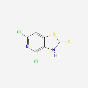 4,6-Dichlorothiazolo[4,5-c]pyridine-2(3H)-thione