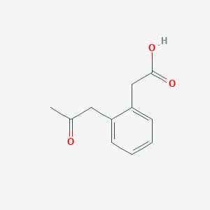 2-[2-(2-Oxopropyl)phenyl]acetic acid