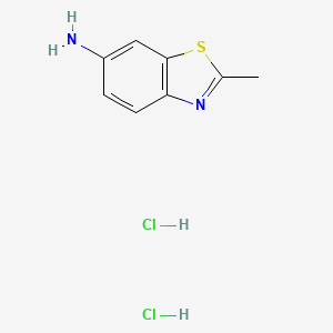 molecular formula C8H10Cl2N2S B1393468 2-甲基-苯并噻唑-6-胺二盐酸盐 CAS No. 1217094-13-7