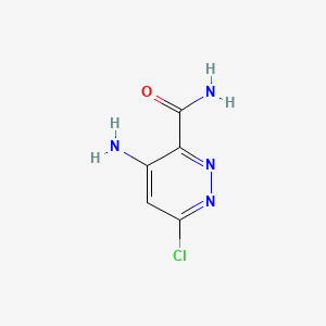 4-Amino-6-chloropyridazine-3-carboxamide