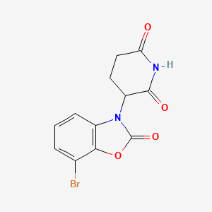 3-(7-bromo-2-oxo-3(2H)-benzoxazolyl)-2,6-Piperidinedione