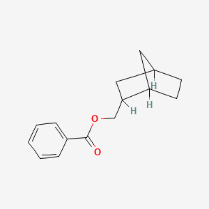 molecular formula C15H18O2 B13934746 (Bicyclo(2.2.1)hept-2-yl)methyl benzoate CAS No. 53075-50-6