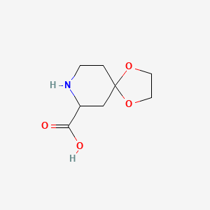 molecular formula C8H13NO4 B13934784 Jfvfmifgjmprcl-uhfffaoysa- CAS No. 119903-61-6