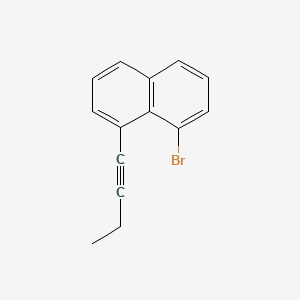 1-Bromo-8-(1-butyn-1-yl)naphthalene