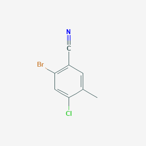 2-Bromo-4-chloro-5-methylbenzonitrile