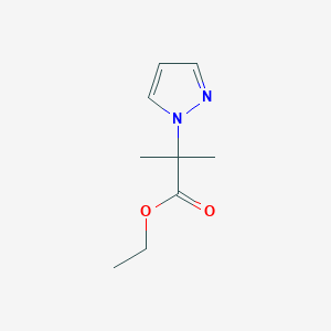 Ethyl 2-methyl-2-(1H-pyrazol-1-yl)propanoate