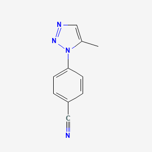 4-(5-Methyl-1H-1,2,3-triazol-1-YL)benzonitrile