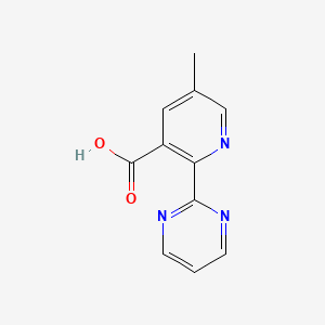 5-Methyl-2-(pyrimidin-2-yl)nicotinic acid