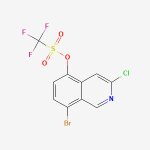 8-Bromo-3-chloroisoquinolin-5-yl trifluoromethanesulfonate