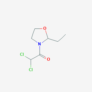 2,2-Dichloro-1-(2-ethyl-1,3-oxazolidin-3-yl)ethan-1-one