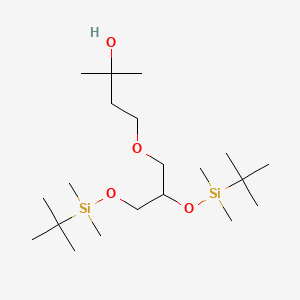 4-(2,3-Bis(tert-butyldimethylsilyloxy)propoxy)-2-methylbutan-2-OL