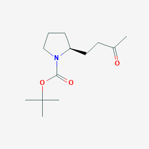 tert-butyl (S)-2-(3-oxobutyl)pyrrolidine-1-carboxylate