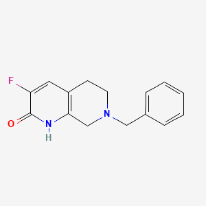 7-Benzyl-3-fluoro-5,6,7,8-tetrahydro-1,7-naphthyridin-2-OL