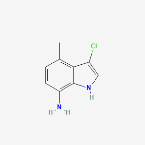 3-chloro-4-methyl-1H-indol-7-amine