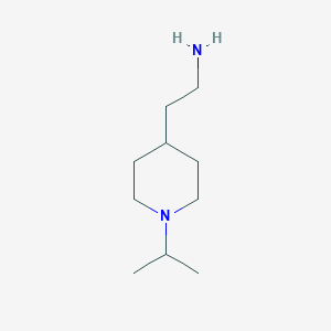 molecular formula C10H22N2 B139350 2-(1-Isopropylpiperidin-4-yl)ethanamine CAS No. 132740-59-1