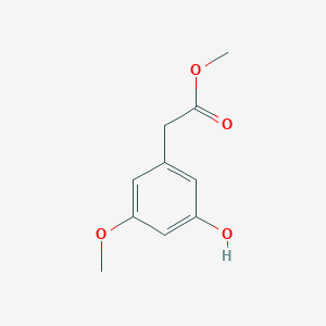 molecular formula C10H12O4 B13935059 (3-Methoxy-5-hydroxy-phenyl)-acetic acid methyl ester 