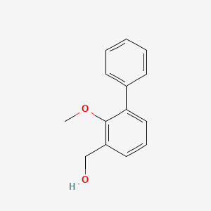 molecular formula C14H14O2 B13935175 (2-Methoxy-[1,1'-biphenyl]-3-yl)methanol CAS No. 81948-57-4