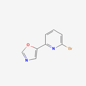 molecular formula C8H5BrN2O B13935183 5-(6-Bromopyridin-2-yl)oxazole 