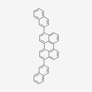 molecular formula C40H24 B13935194 3,10-di-2-naphthalenyl-Perylene 