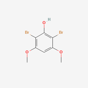 molecular formula C8H8Br2O3 B13935199 2,6-Dibromo-3,5-dimethoxyphenol 