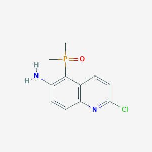 2-Chloro-5-(dimethylphosphinyl)-6-quinolinamine