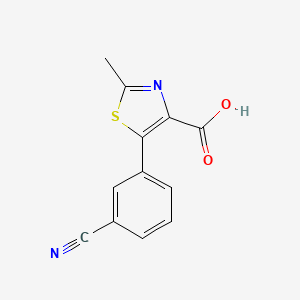 2-Methyl-5-(3-cyano-phenyl)-thiazole-4-carboxylic acid