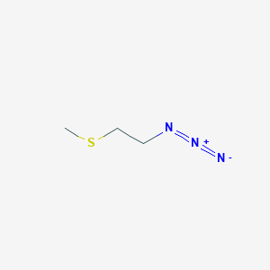 molecular formula C3H7N3S B1393532 1-Azido-2-(methylthio)ethane CAS No. 393812-95-8