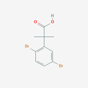 2-(2,5-Dibromophenyl)-2-methylpropanoic acid