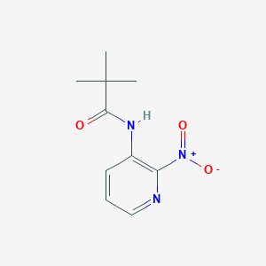 molecular formula C10H13N3O3 B13935416 2,2-dimethyl-N-(2-nitro-3-pyridinyl)Propanamide 