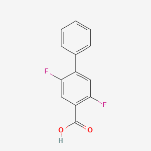 molecular formula C13H8F2O2 B13935508 2,5-Difluoro-[1,1'-biphenyl]-4-carboxylic acid 