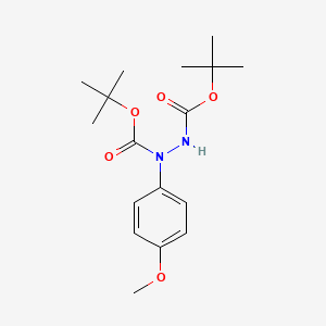 Di-tert-Butyl 1-(4-methoxyphenyl)hydrazine-1,2-dicarboxylate