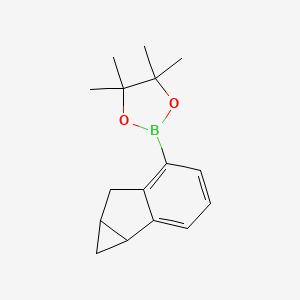 2-(1,1a,6,6a-Tetrahydrocyclopropa[a]inden-5-yl)-4,4,5,5-tetramethyl-1,3,2-dioxaborolane