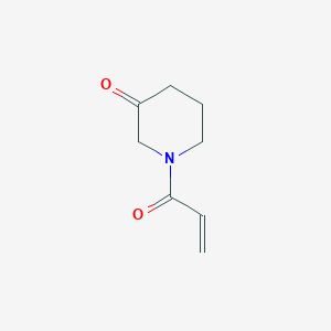 molecular formula C8H11NO2 B13935549 1-Acryloylpiperidin-3-one 