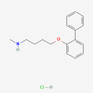 N-Methyl-N-(4-(2-biphenylyloxy)butyl)amine hydrochloride