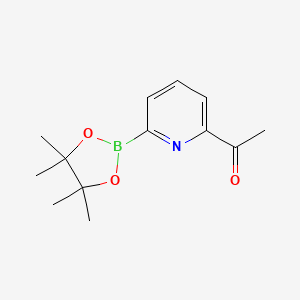 1-[6-(4,4,5,5-Tetramethyl-1,3,2-dioxaborolan-2-YL)pyridin-2-YL]ethanone