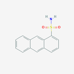 molecular formula C14H11NO2S B13935672 1-Anthracenesulfonamide CAS No. 58393-68-3