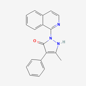 1-(Isoquinolin-1-yl)-3-methyl-4-phenyl-1h-pyrazol-5-ol