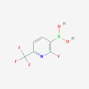 B1393571 (2-Fluoro-6-(trifluoromethyl)pyridin-3-yl)boronic acid CAS No. 1150114-63-8