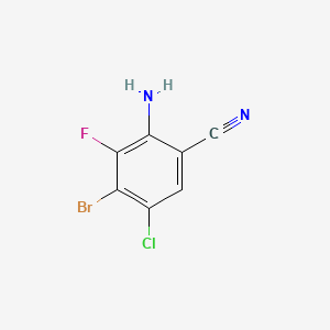 2-Amino-4-bromo-5-chloro-3-fluorobenzonitrile