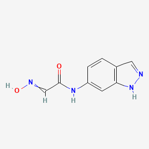 2-hydroxyimino-N-(1H-indazol-6-yl)acetamide