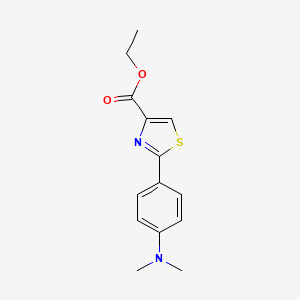 Ethyl 2-(4-(dimethylamino)phenyl)thiazole-4-carboxylate