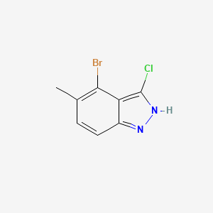 4-Bromo-3-chloro-5-methyl-1H-indazole