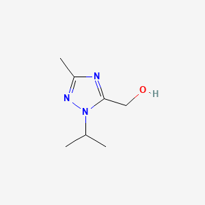 molecular formula C7H13N3O B13935790 (1-Isopropyl-3-methyl-1H-1,2,4-triazol-5-yl)methanol 